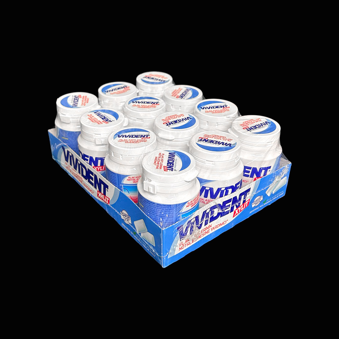 Vivident Xylit Insta White Yesil Nane Sekersiz Sakiz 12x63