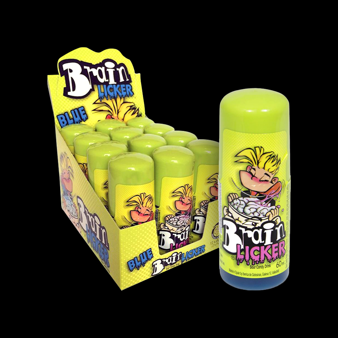 Brain Licker Blue Sour Candy Drink 12*60ml
