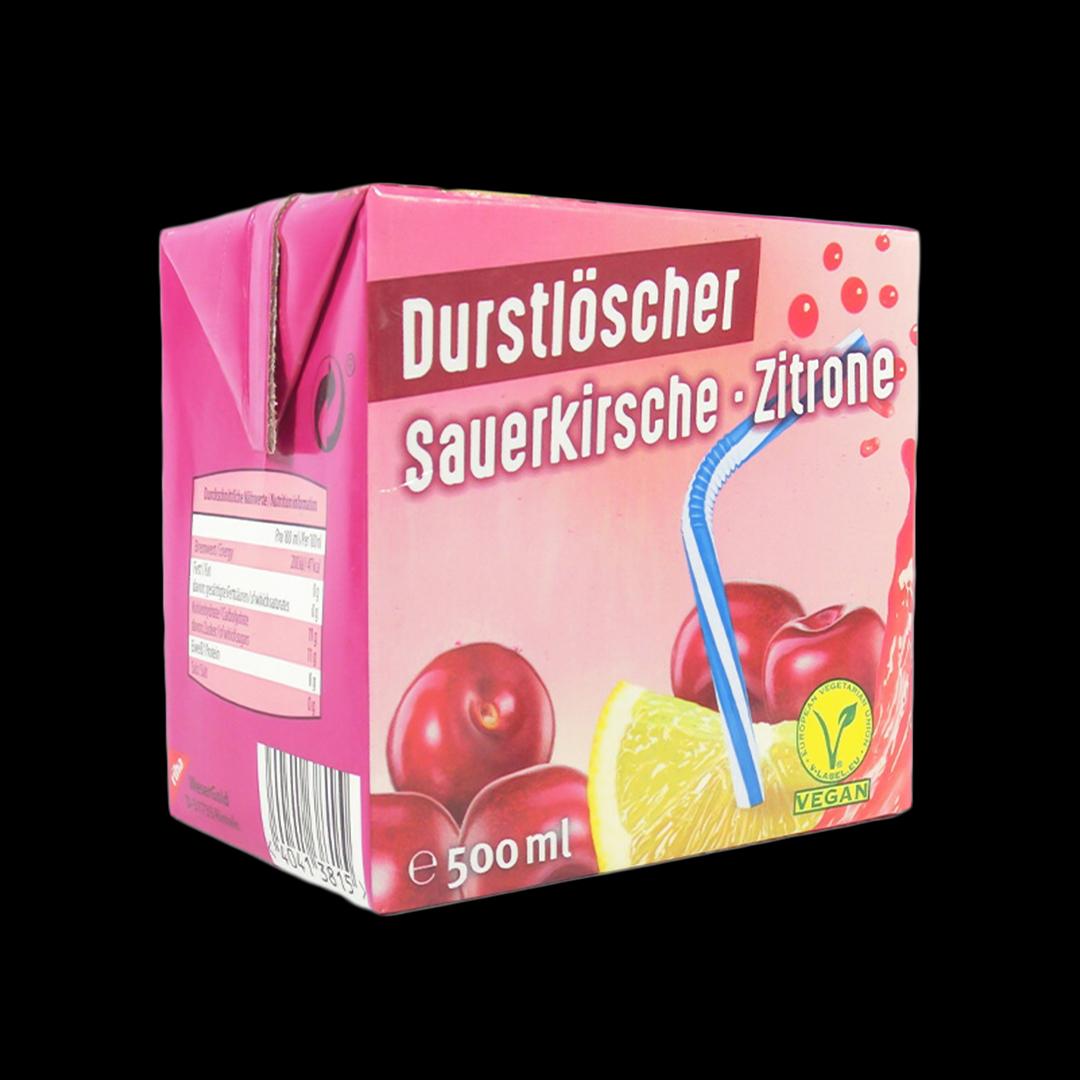 Durstlöscher Sauerkirsch-Zitrone 12*500ml