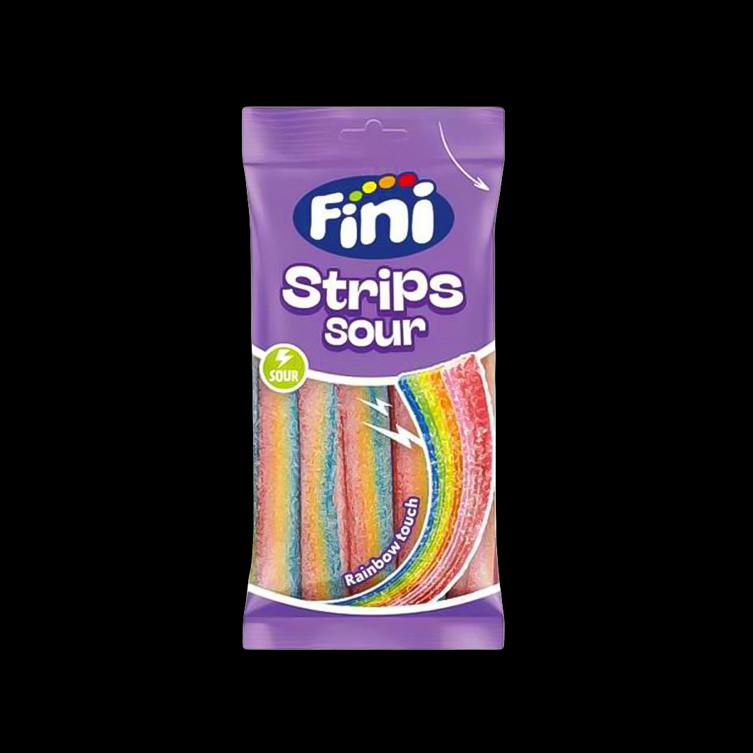 Fini Helal Sour Rainbow Strips 12*75g