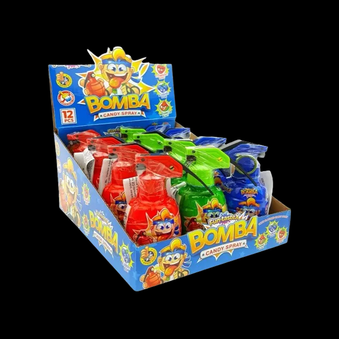 Fun-TasteX Bomba Candy Spray 12*60ml