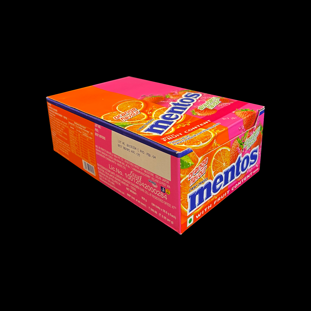Mentos Erdbeere-Orange 30*28.6g
