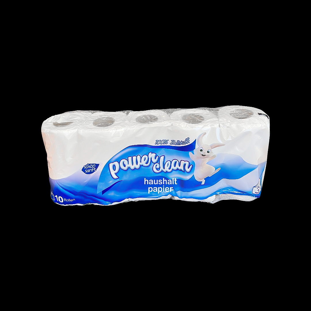 Power Clean Haushalt Papier 4 Rollen