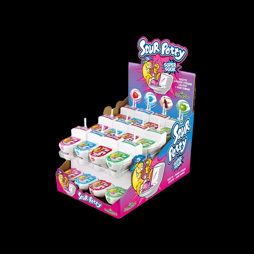 Sour Potty Lollipop 24*19g