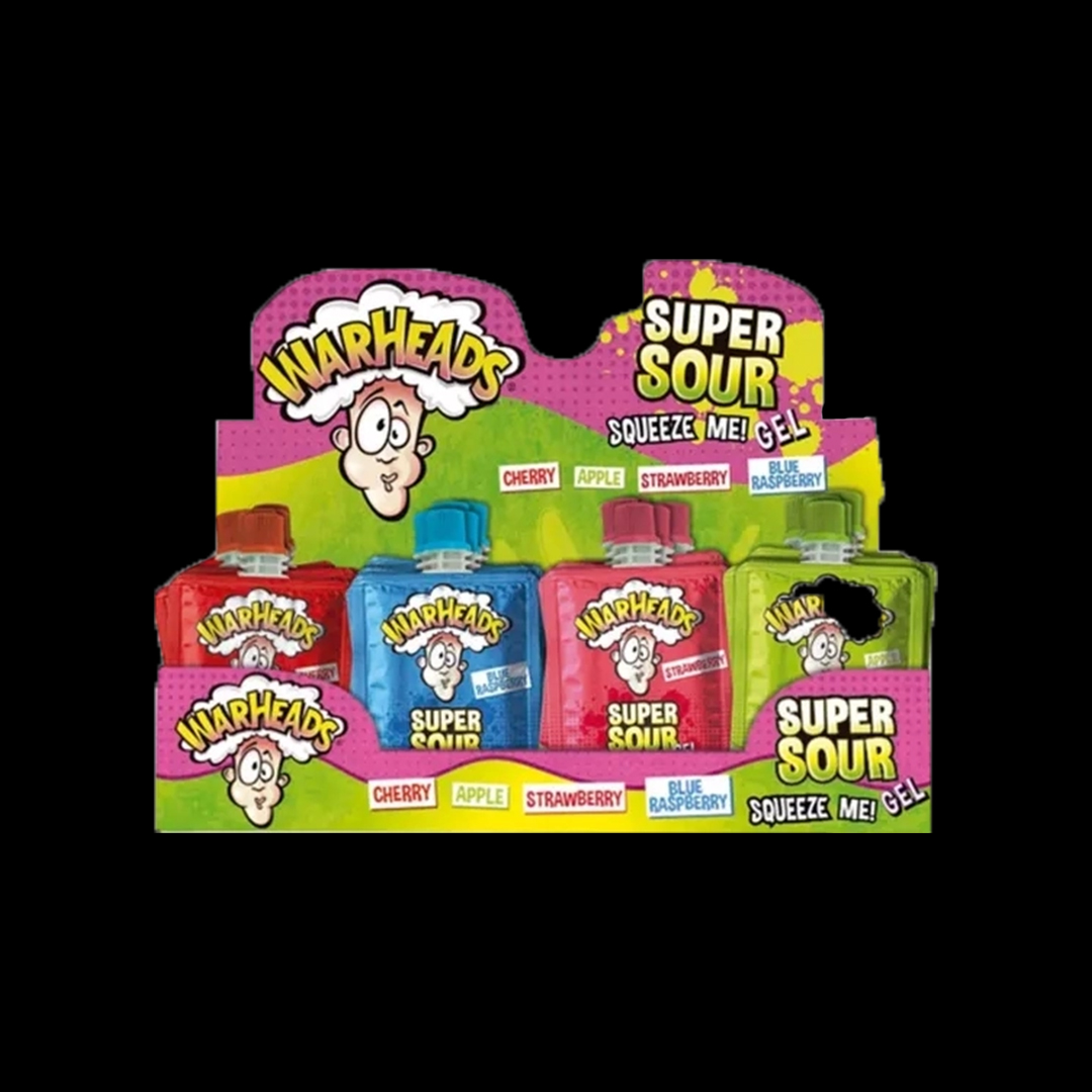 Warheads Super Sour Squeeze Me Gel 32*20g