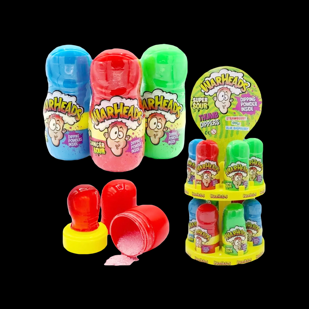 Warheads Super Sour Thumb Dippers 12*40g