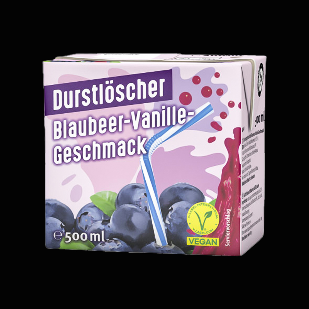 Durstlöscher Blaubeere-Vanille 12*500ml