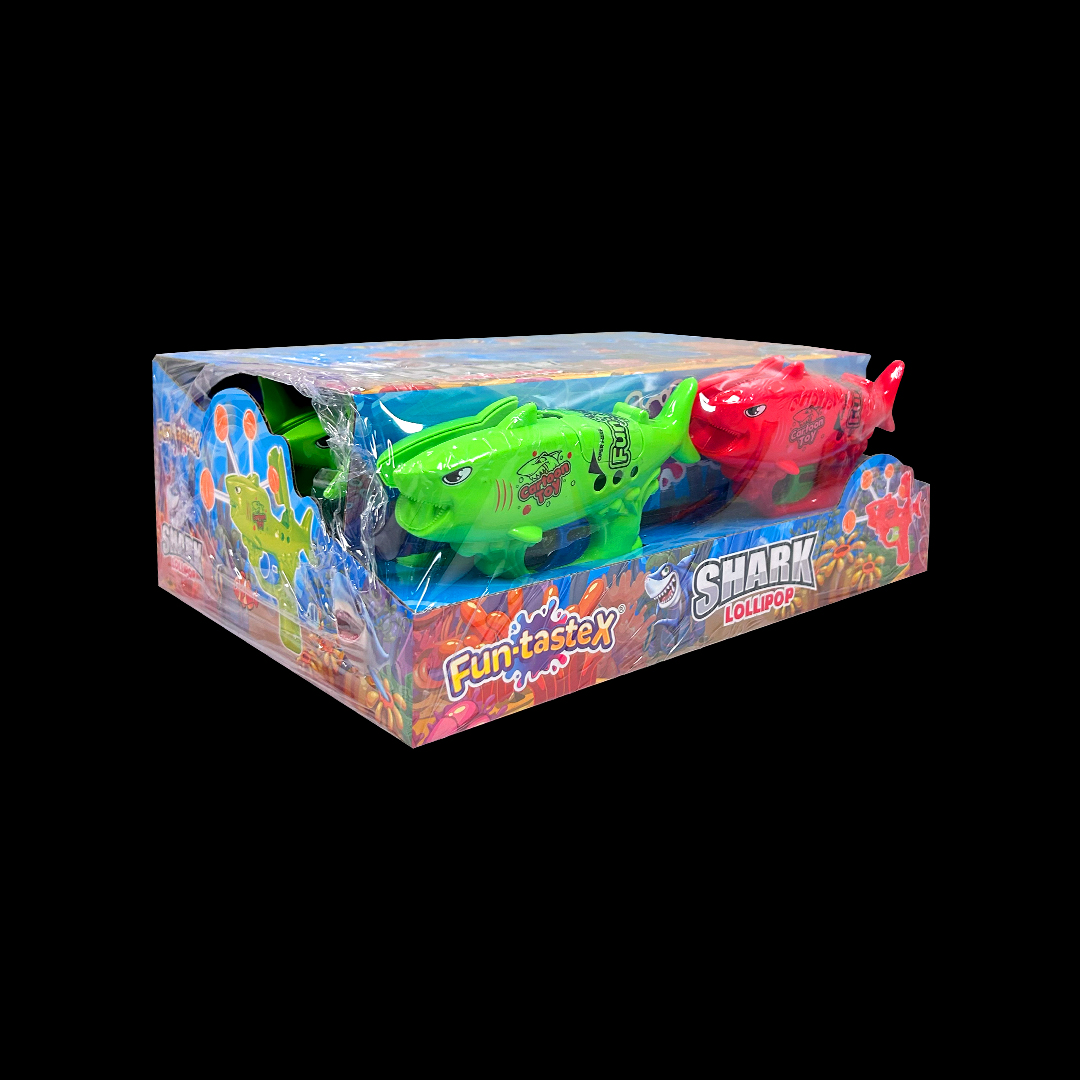 Fun-TasteX Shark Candy Gun 12er