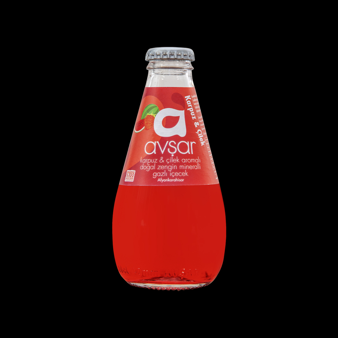 Avsar Karpuz Çilek Aromali Maden Suyu 4x(6*200ml) tk