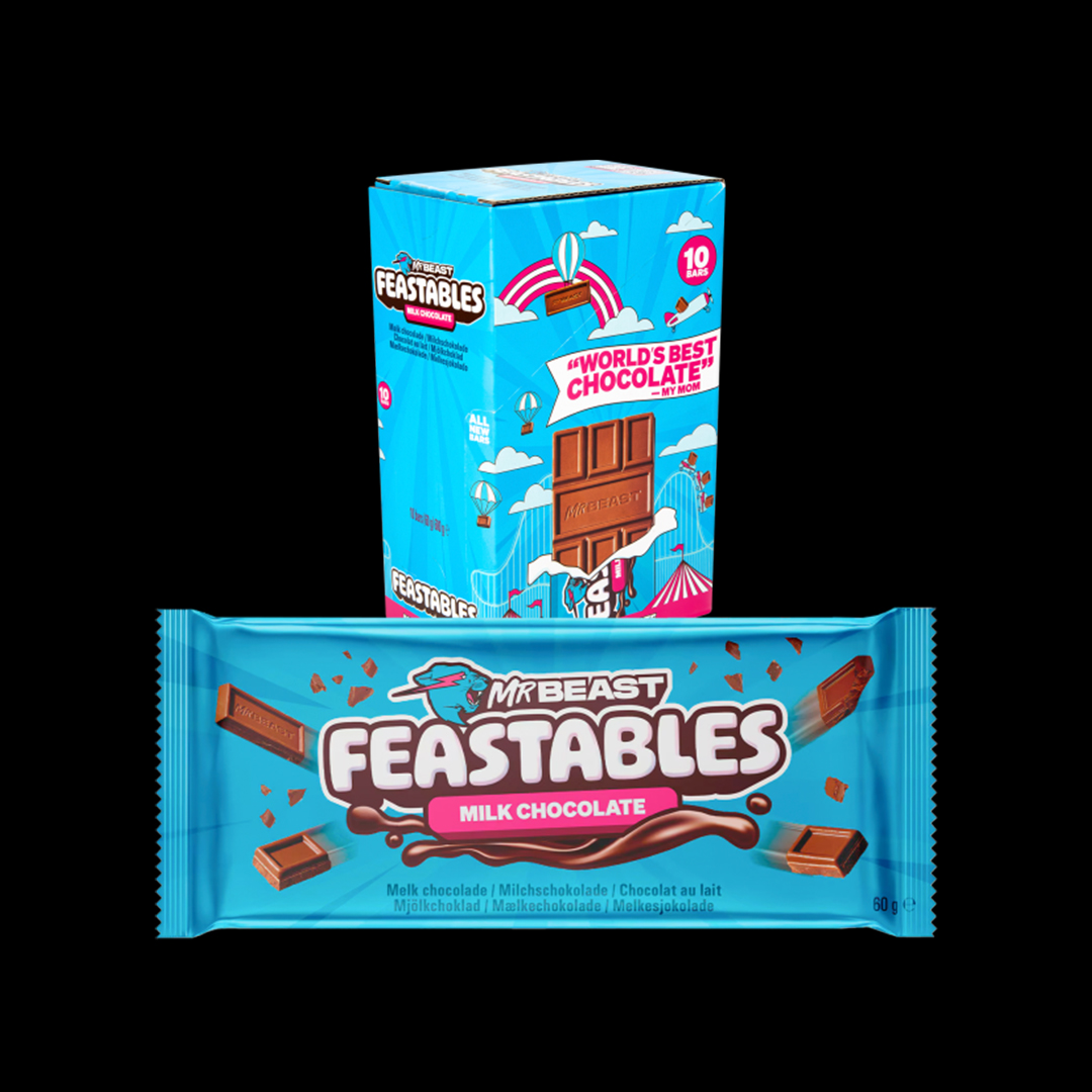 Mr. Beast Milk Chocolate 10*60gr NEW