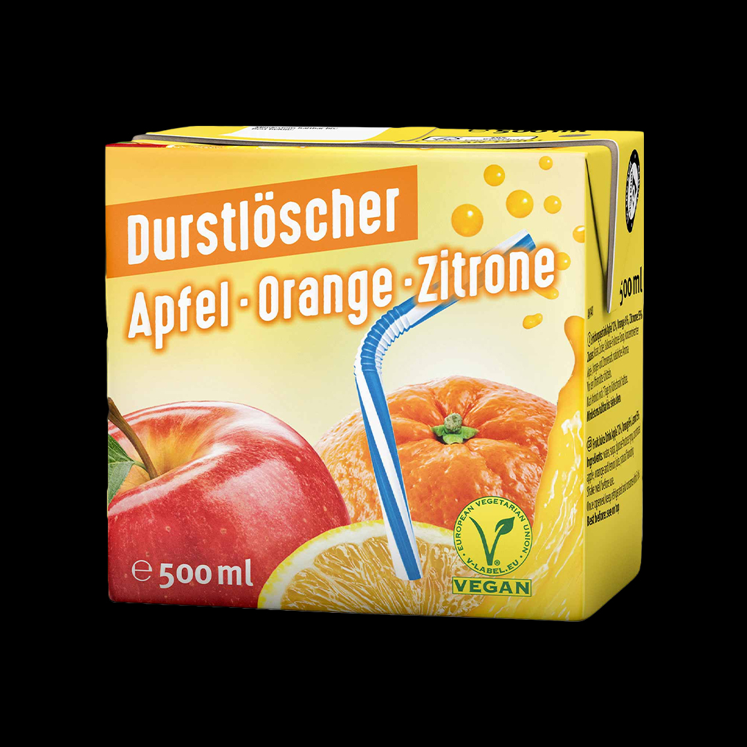 Durstlöscher Apfel-Zitrone-Orange 12*500ml