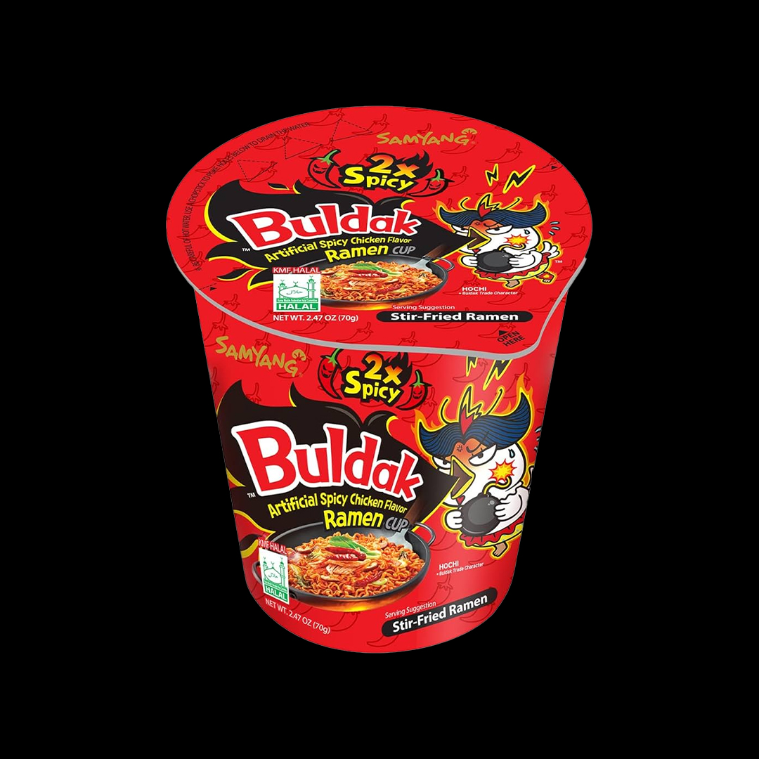 Samyang Buldak 2x Spicy Extreme Hot Chicken Ramen Cup 30*70g