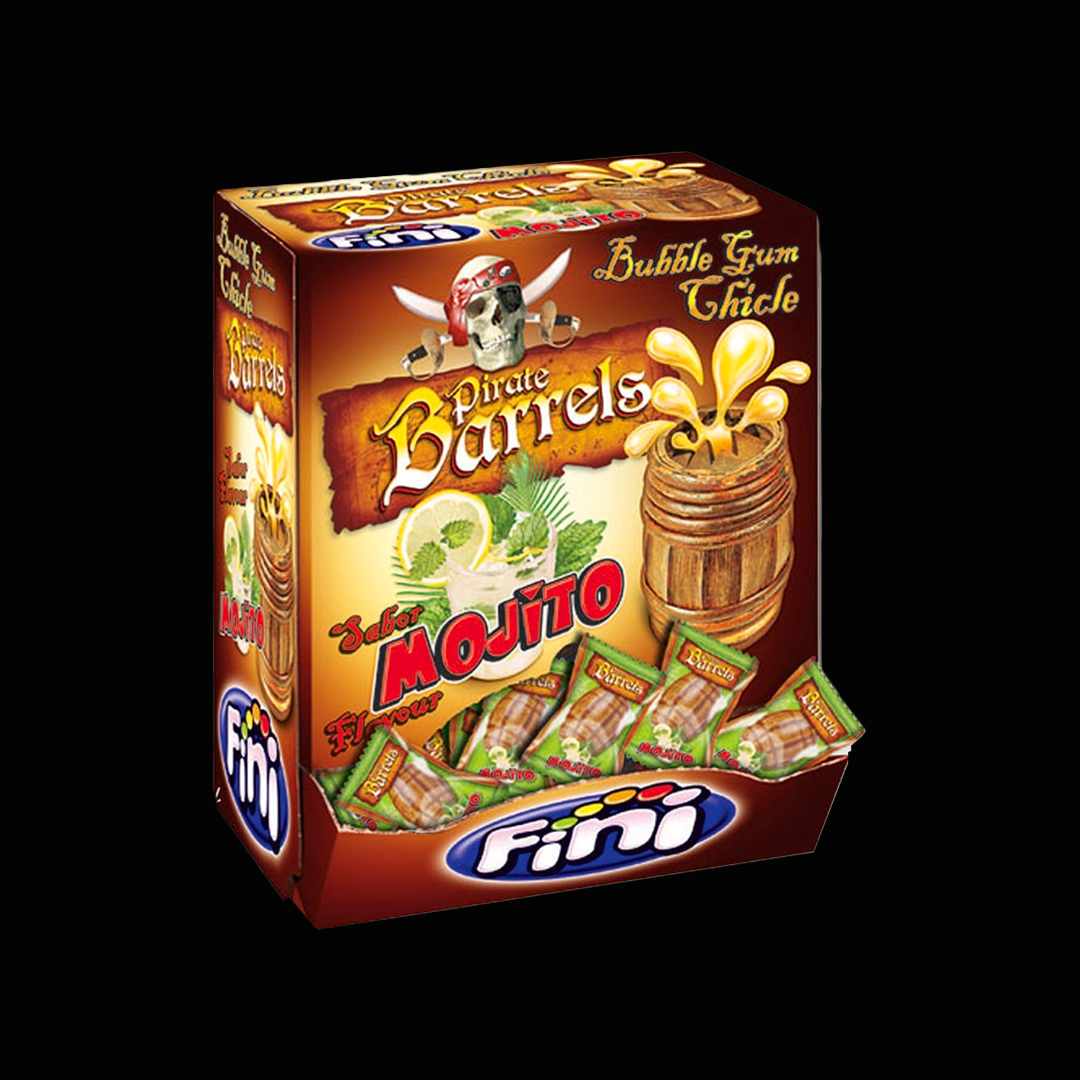 Fini Kaugummi Pirat Barrels 200*5g