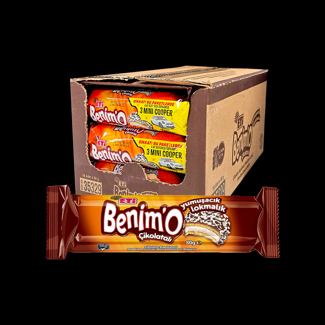 Eti Benimo Hindistan Cevizli 18*80gr