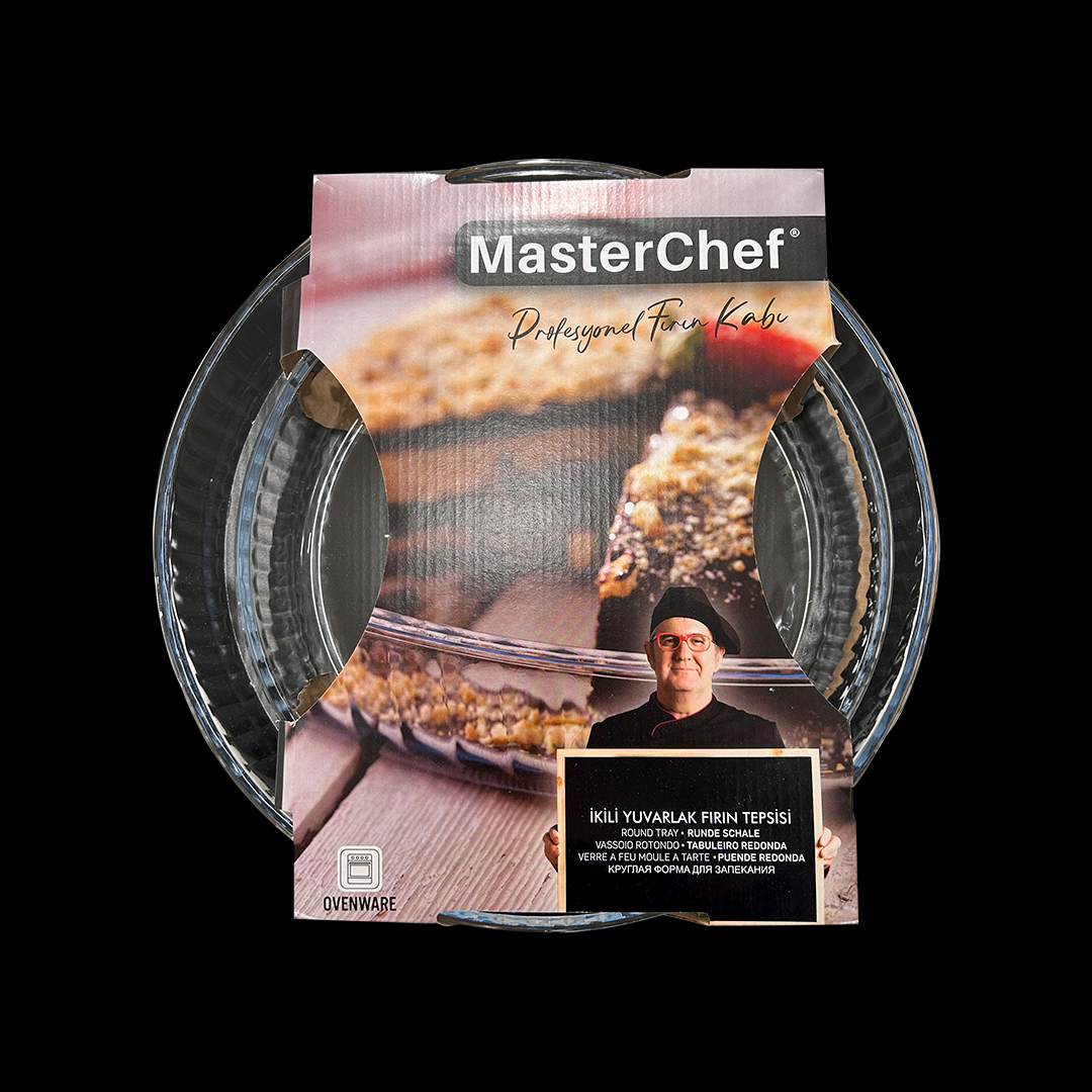 Masterchef IKILI YUVARLAK CAM FIRIN TEPSI
