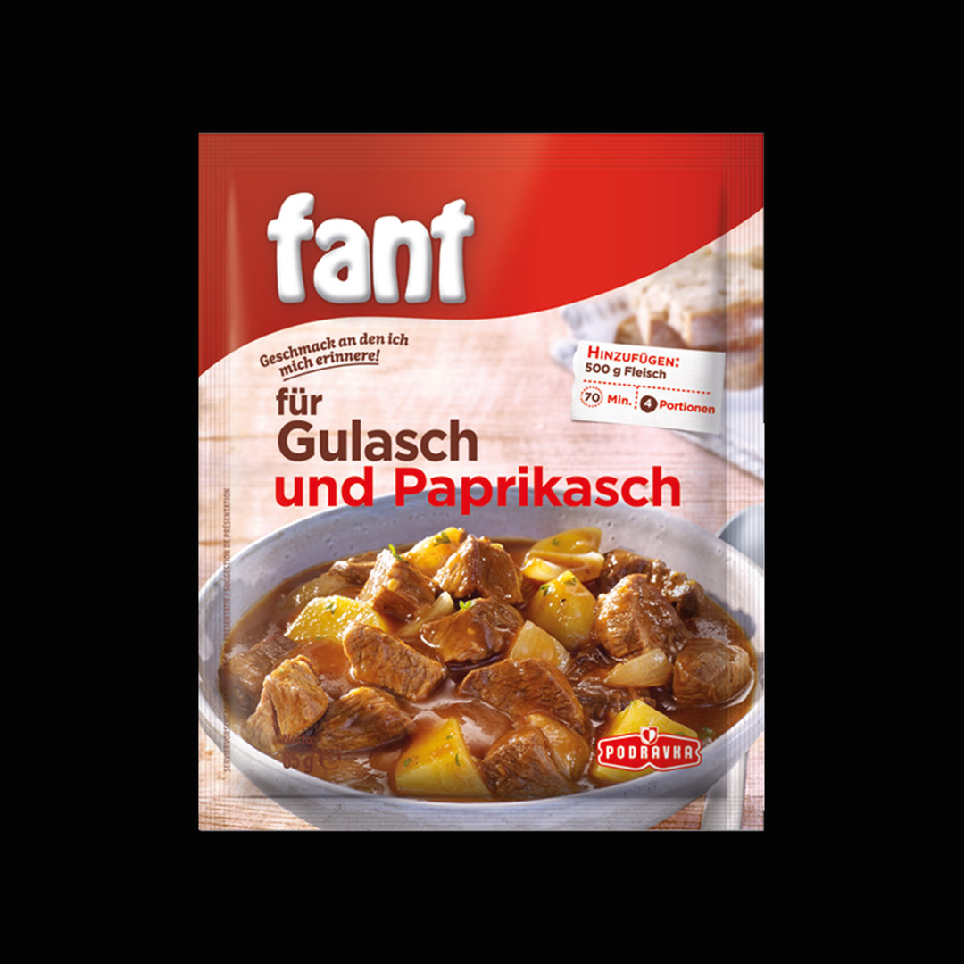 Podravka Fant für Gulasch und Paprikasch 22x65g