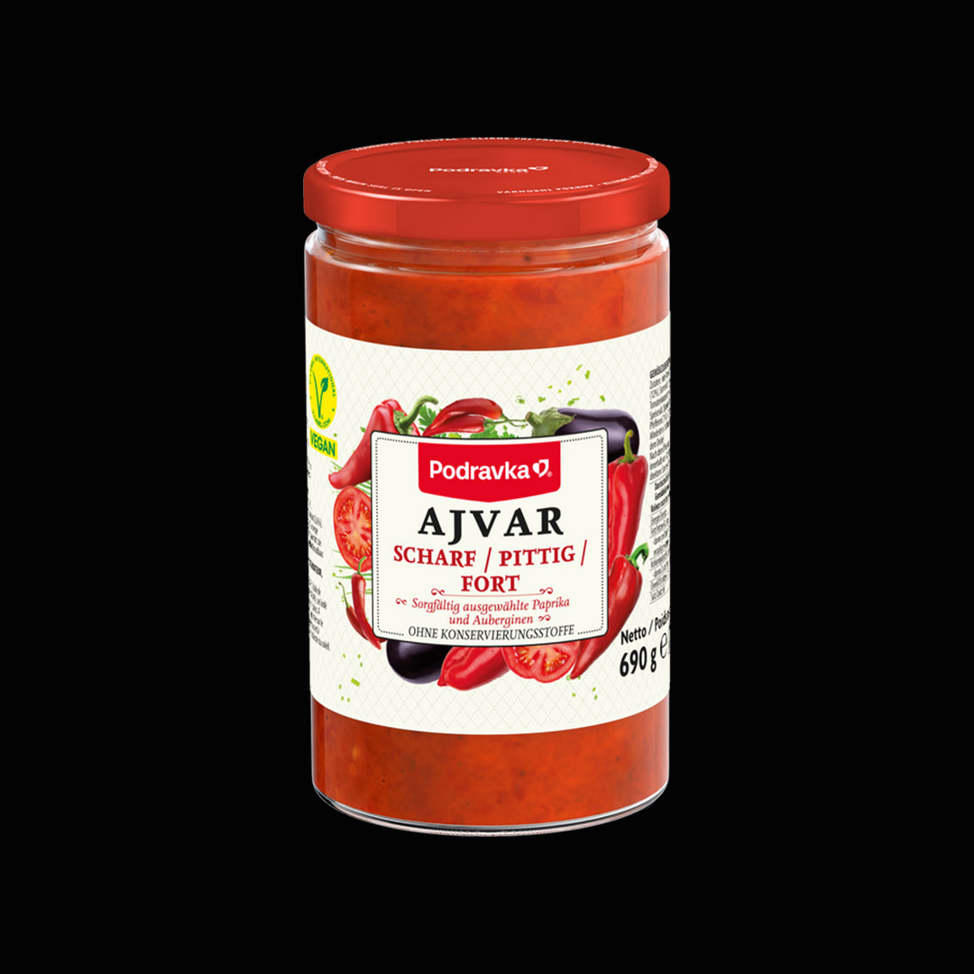 Podravka Ajvar scharf 6x690g