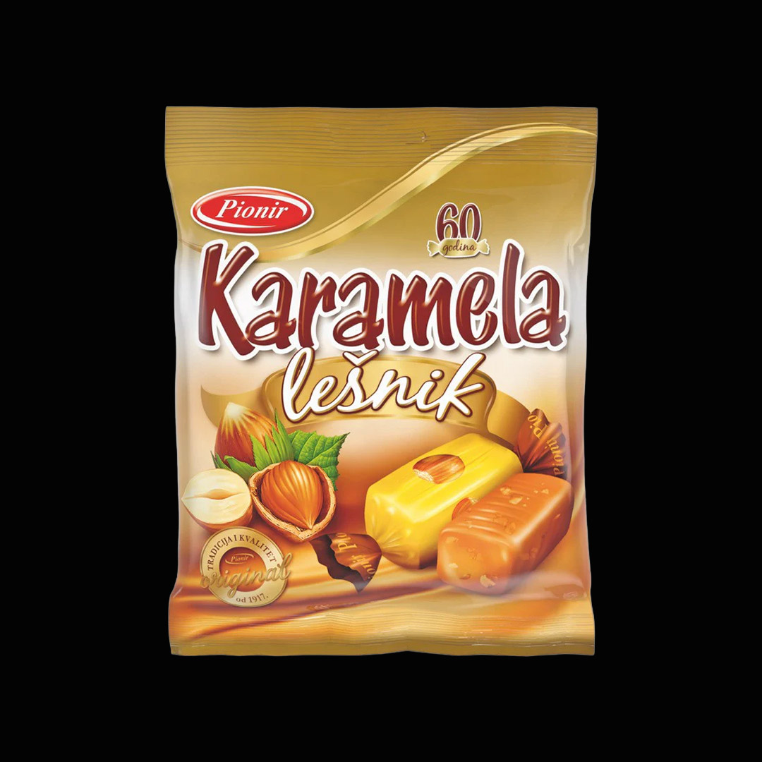 Pionir Bonbons Karamel &amp; Nuss 18x100g