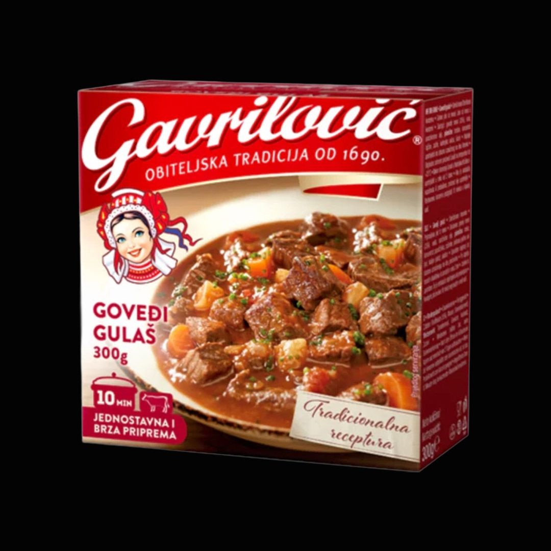 Gavrilovic Rindergulasch HALAL 15x300g