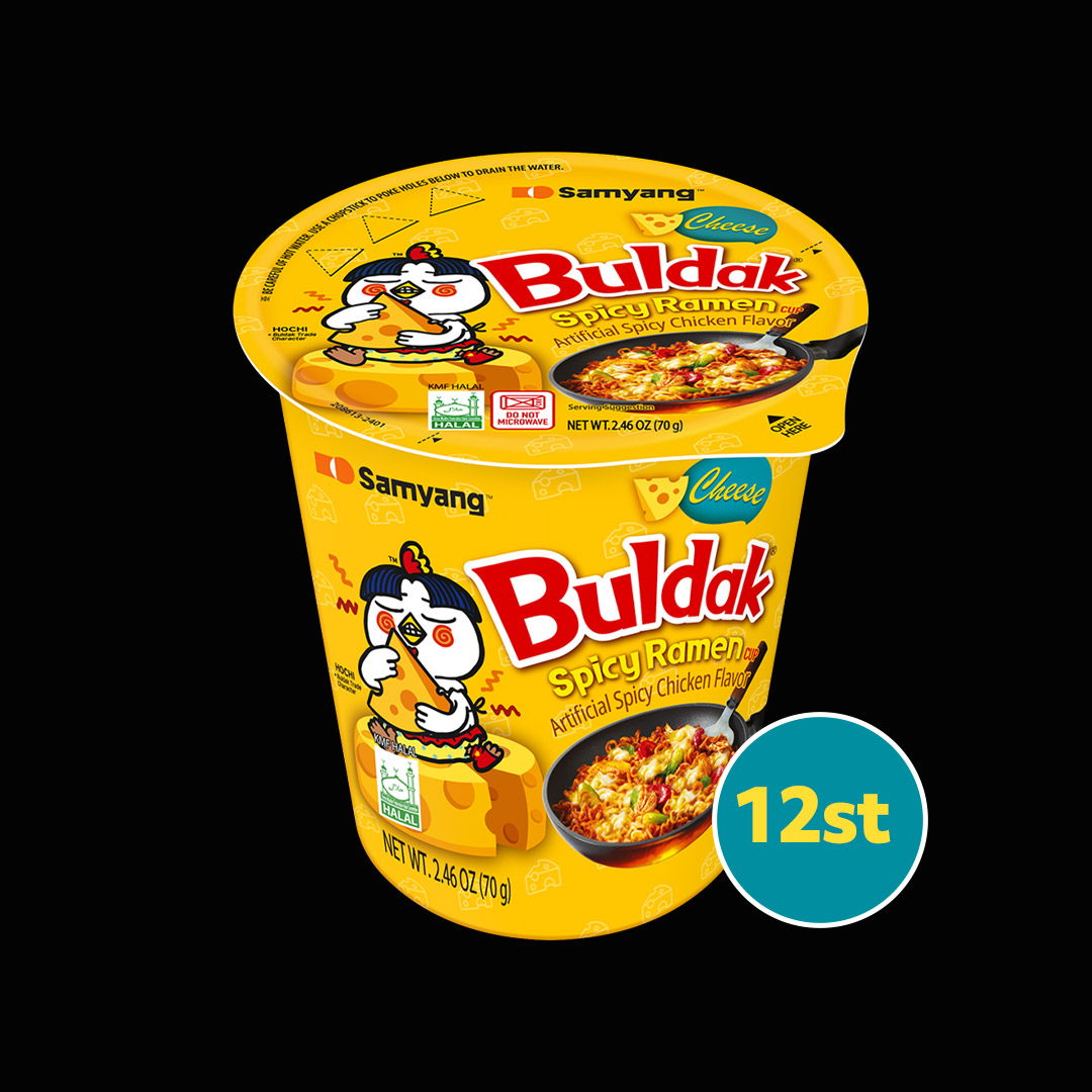 Samyang Buldak Cheese Chicken Flavor 2x(6x70g) CUP