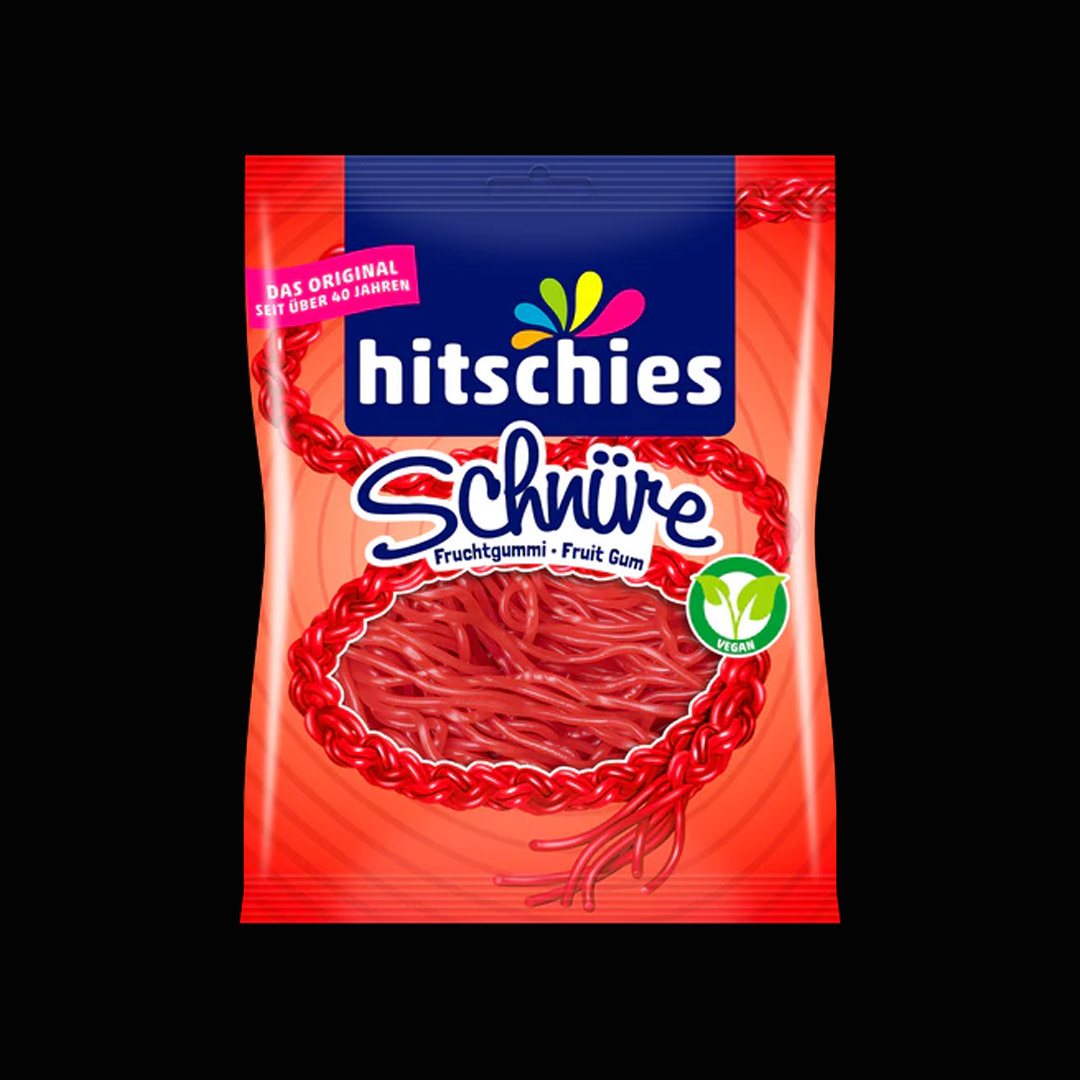 Hitschies Fruchtgummi Laces Strawberry 15x125g