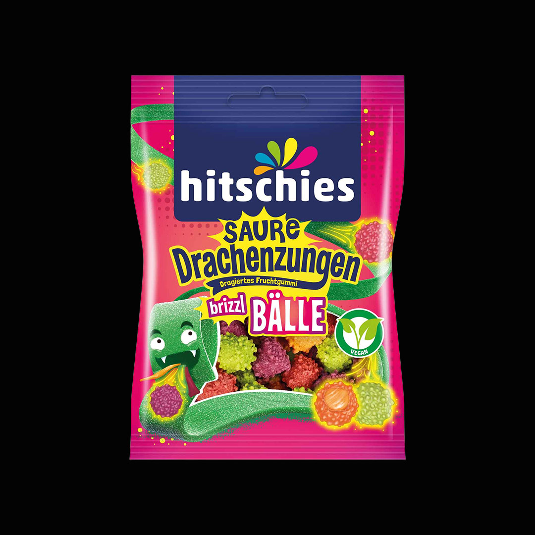 Hitschies Sour Drachenzungen Brizzle 12x100g