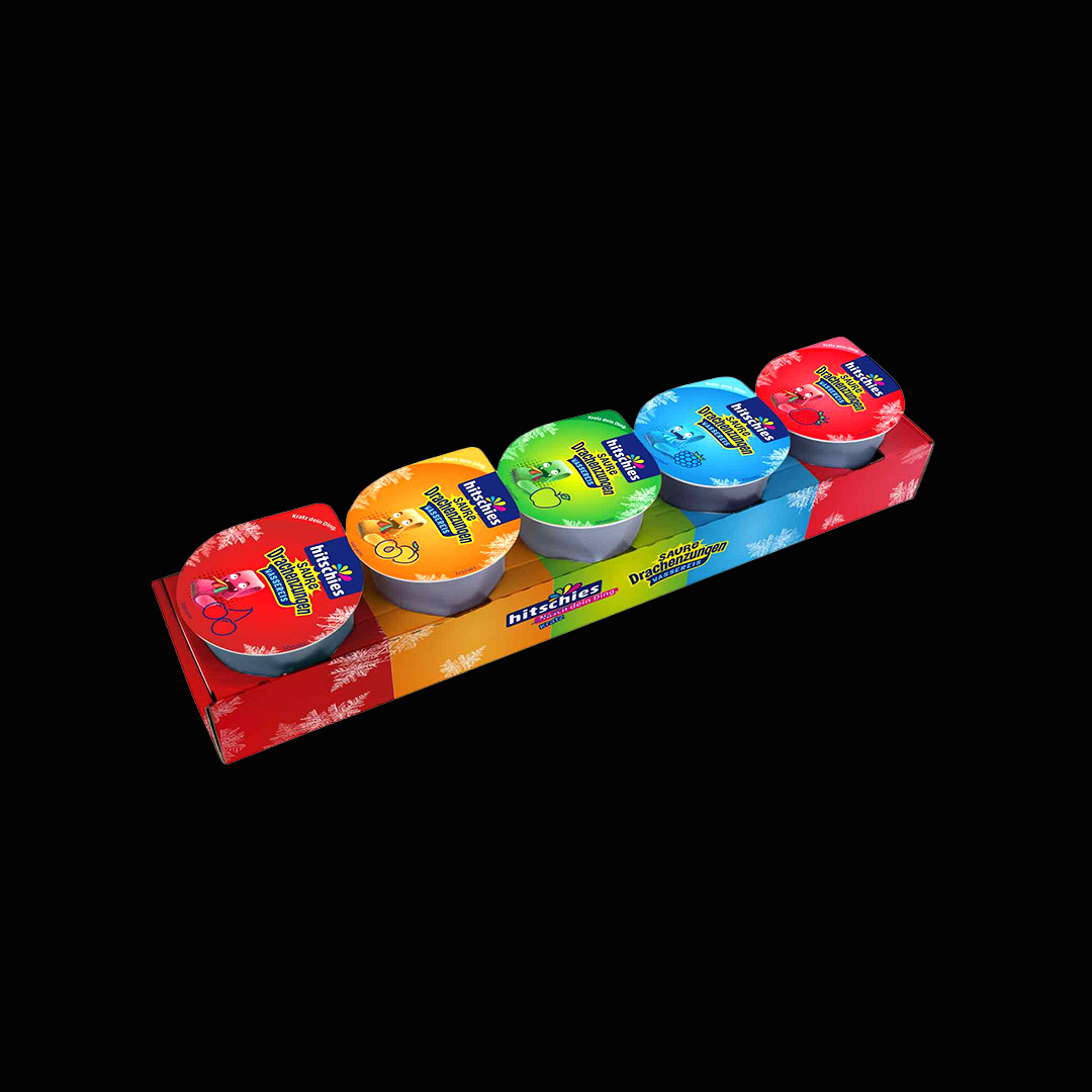 Hitschies Sour Drachenzungen Kratzies 5x160ml