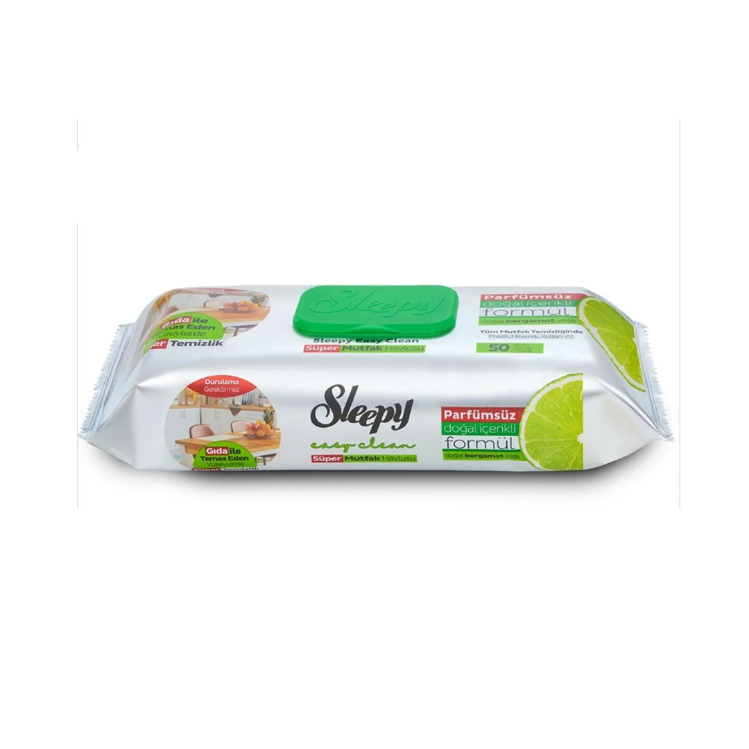 Sleepy Easy Clean Mutfak Havlusu Dogal Bergamot Yagli 12x50