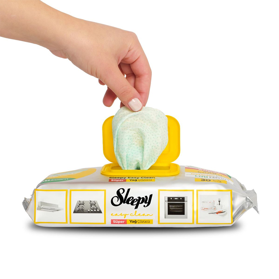 Sleepy Easy Clean Süper Yag Cözücü Deterjan Katkili 12x30