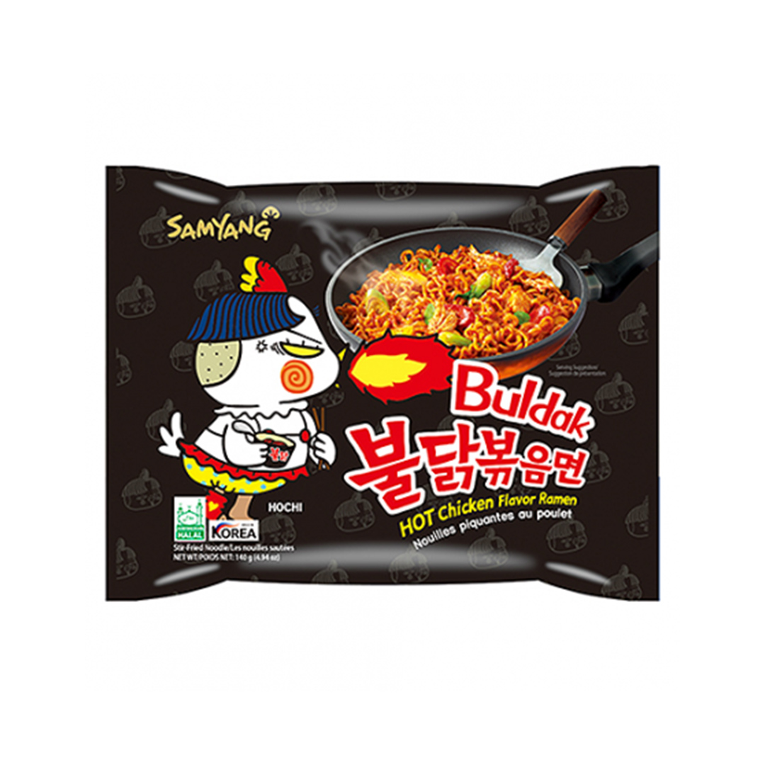 Samyang Buldak Hot Chicken 8x(5x140g)- Schwarz