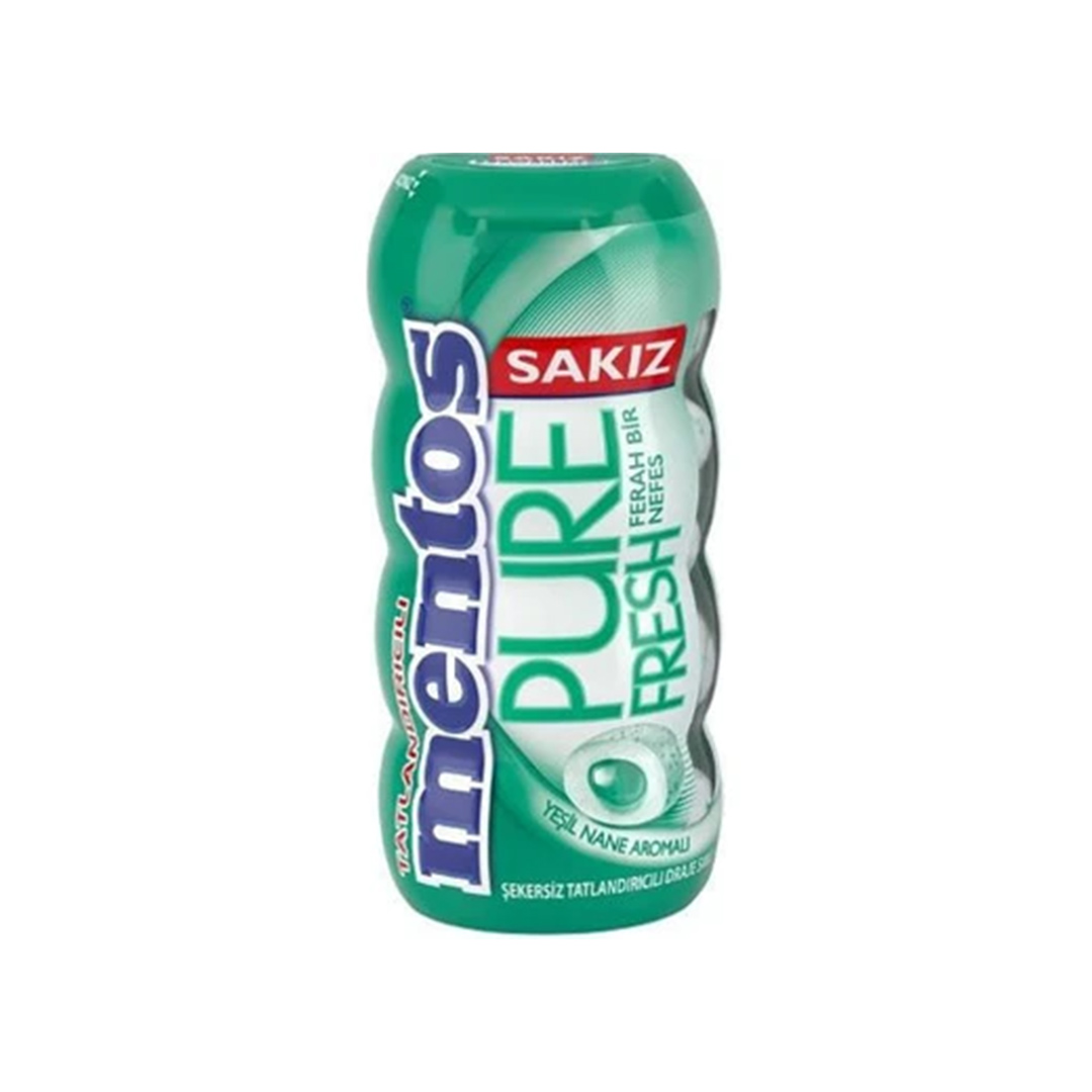 Mentos Pure Fresh Nane Aromalı Draje Sakız 12x30g
