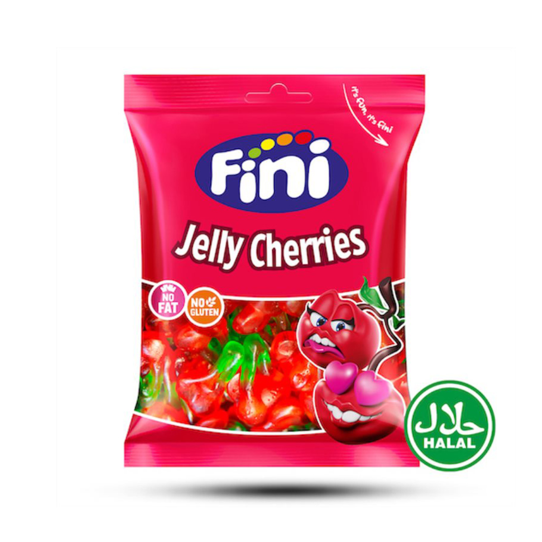 Fini Helal Jelly Twin Cherries 12x75g