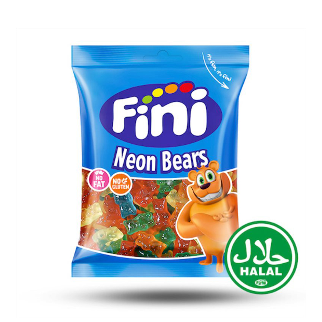Fini Helal Jelly Neon Bears 12x75g