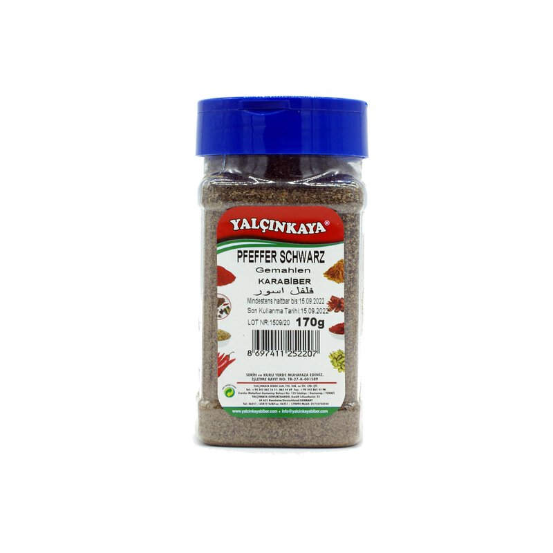 Pfeffer Schwarz - Karabiber (K.Pet) 12x170g