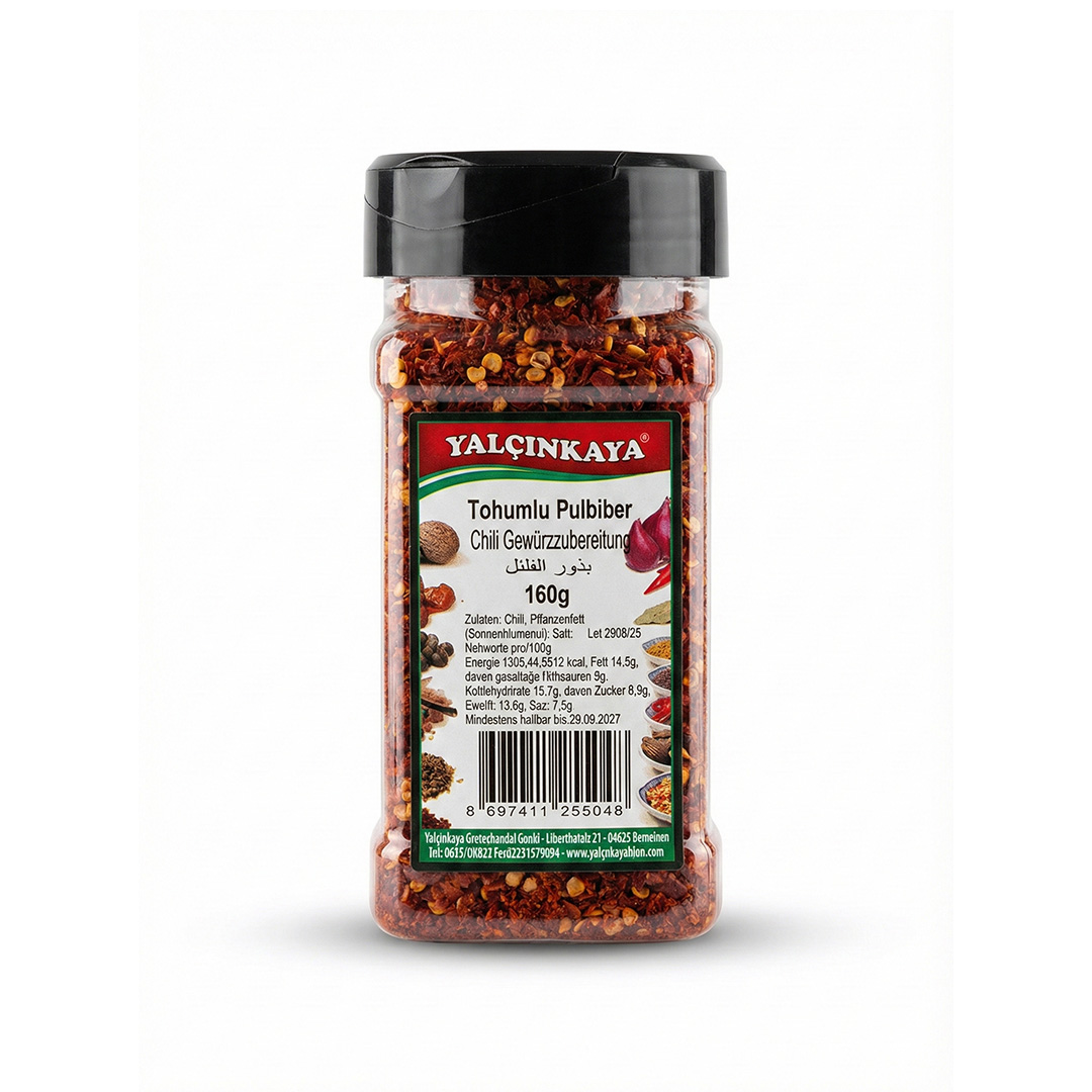 Chili Gewürzzubereitung - Tohumlu Pulbiber 12x160g