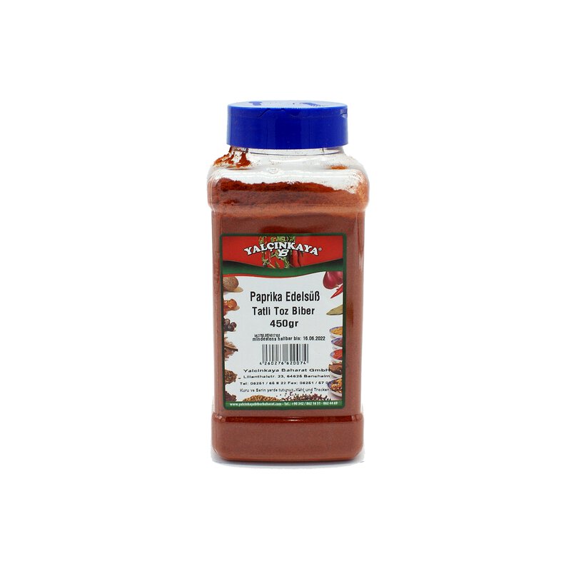 Paprika Edelsüß Tatli Pul biber  (B.Pet) 6X450g