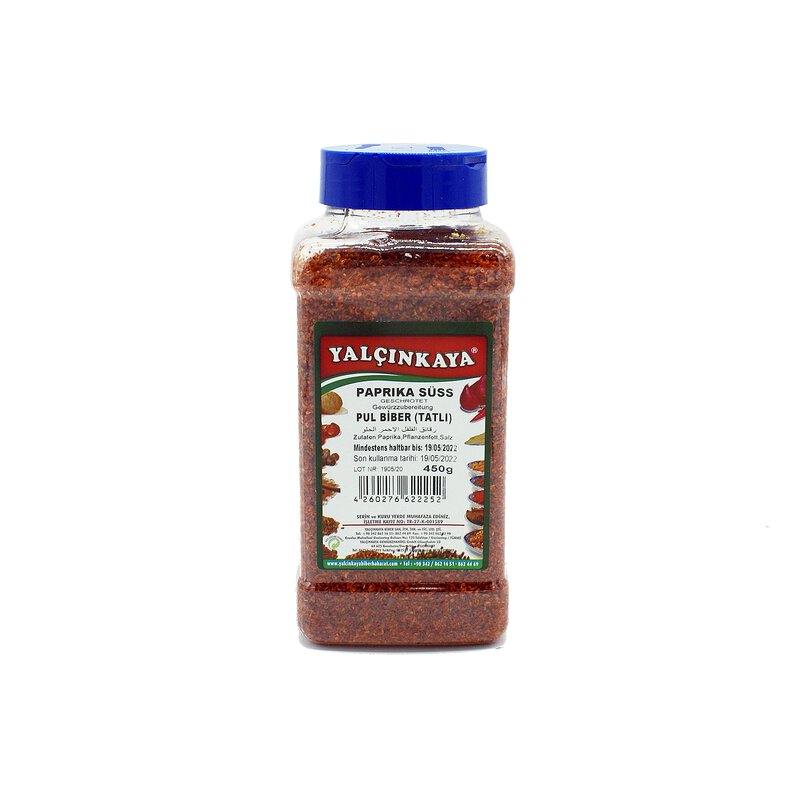 Paprika tatli Pulbiber (B.Pet) 6x450g