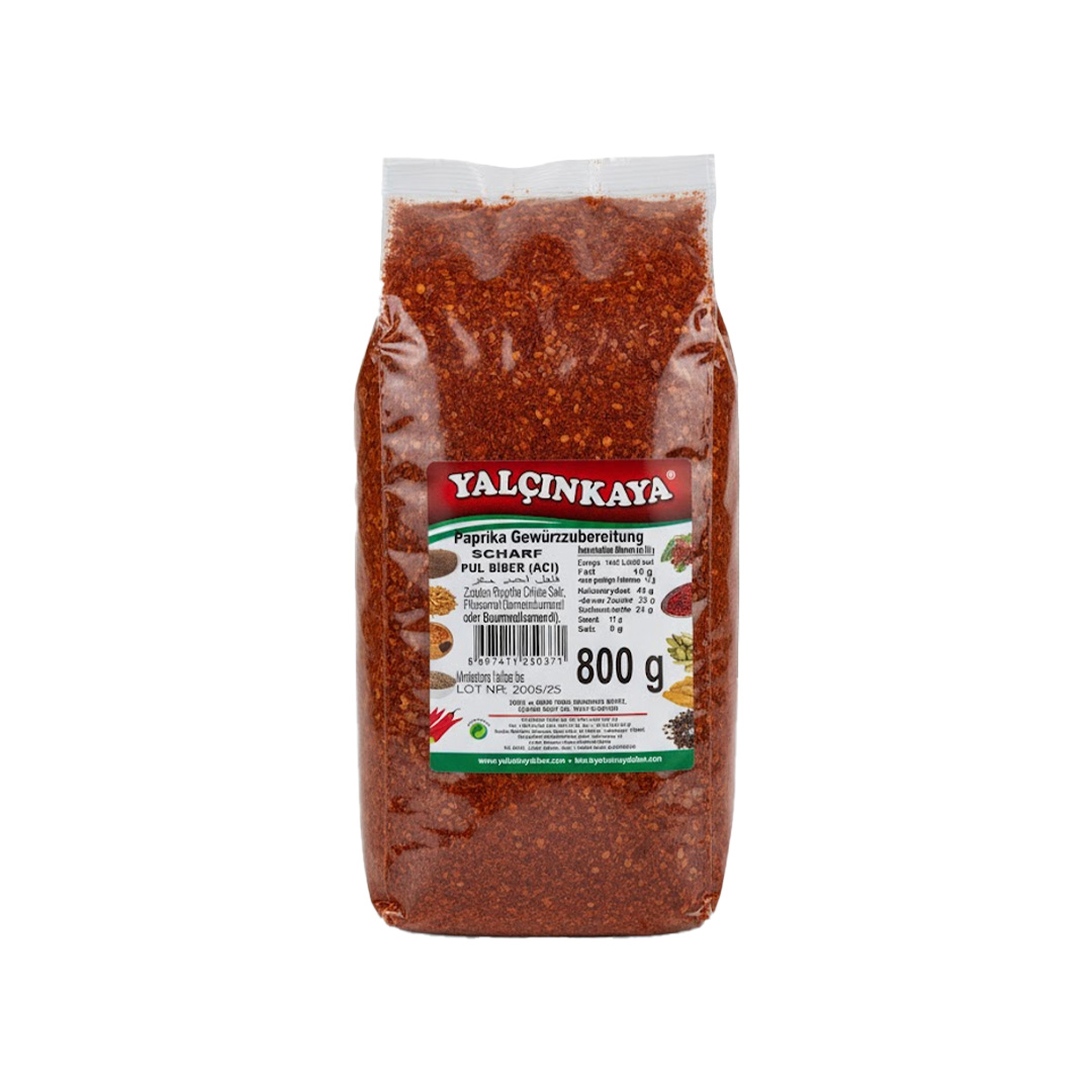 Paprika Gewürzzubereitung Scharf - Aci Pulbiber 10x800g