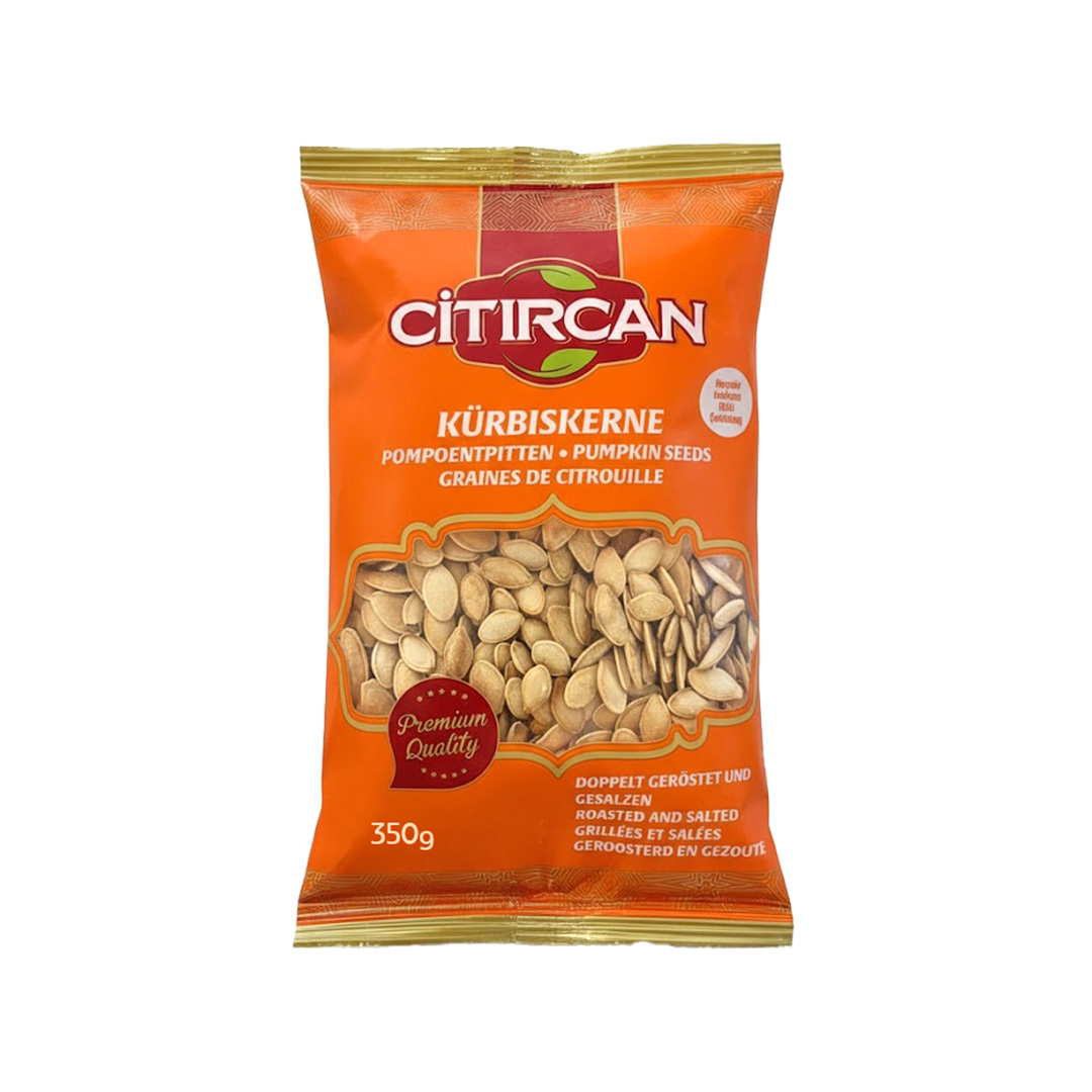 Citircan Kürbiskerne Nevsehir Salamura Cifte Kavrulmus 16x350g