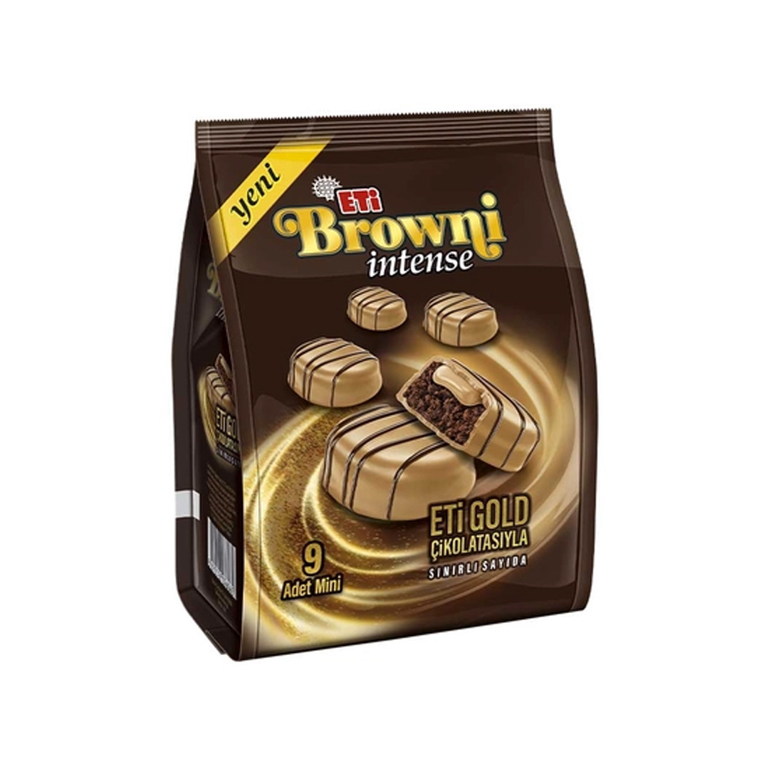 Eti Browni Gold Karamelli Beyaz Cikolata Kapli Kek 12x135g
