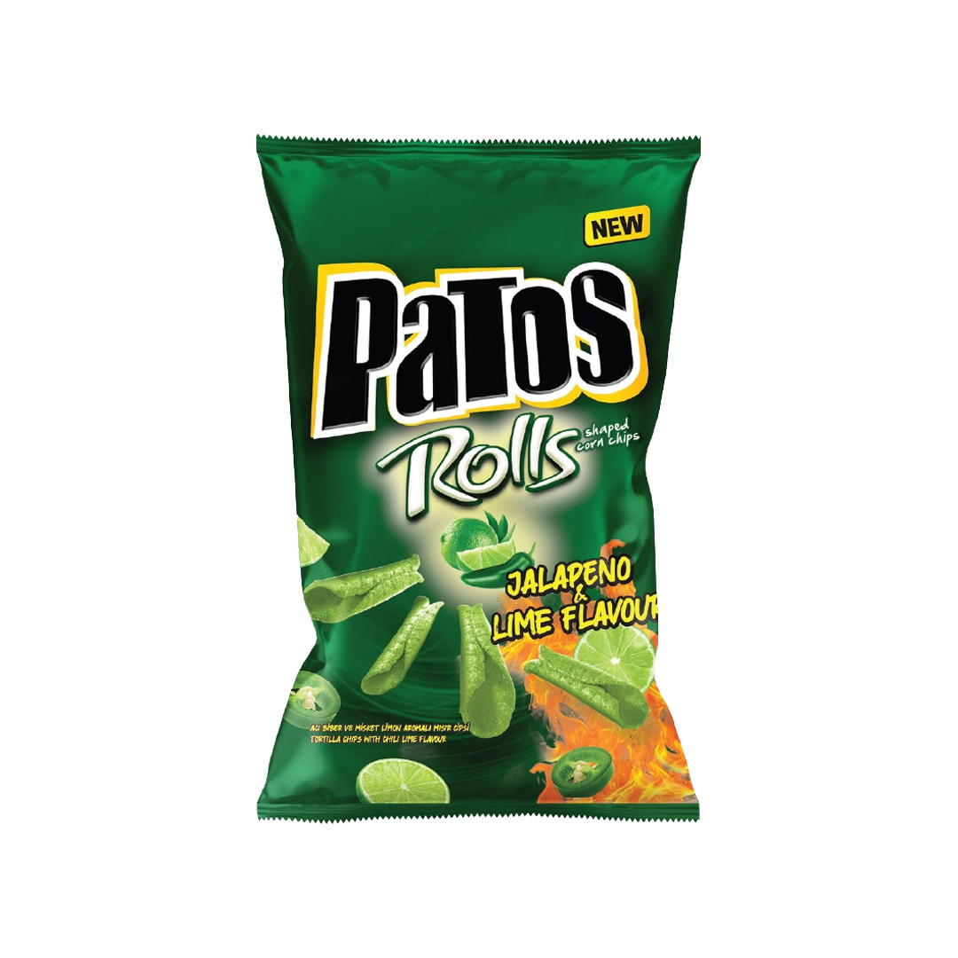 Patos Rolls Jalapeno Lime Flavour 24x109g