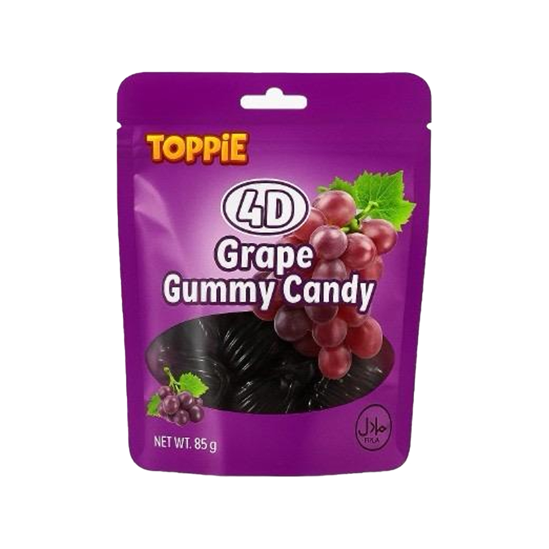 TOPPIE 4D Grape Gummy Candy 16x85g
