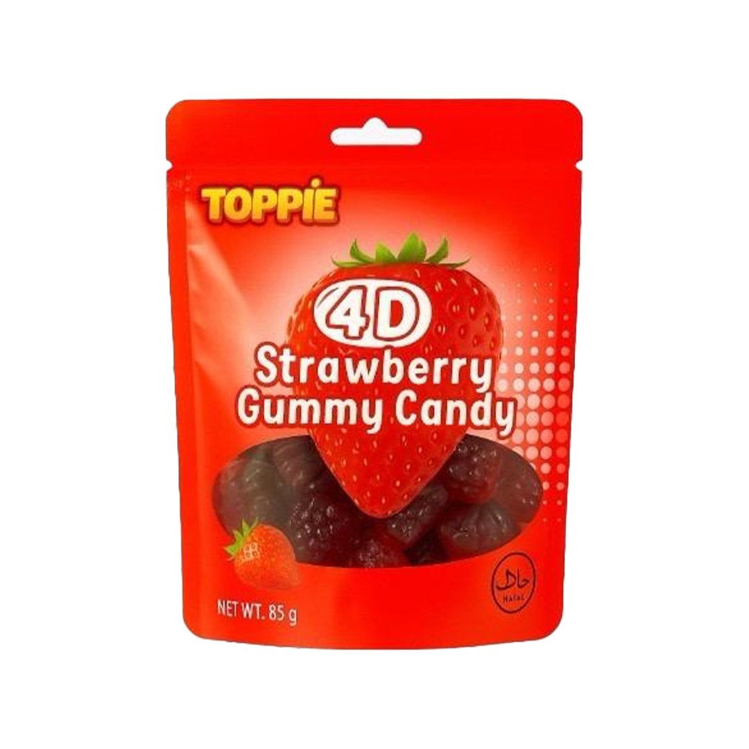 TOPPIE 4D Strawberry Gummy Candy 16x85g