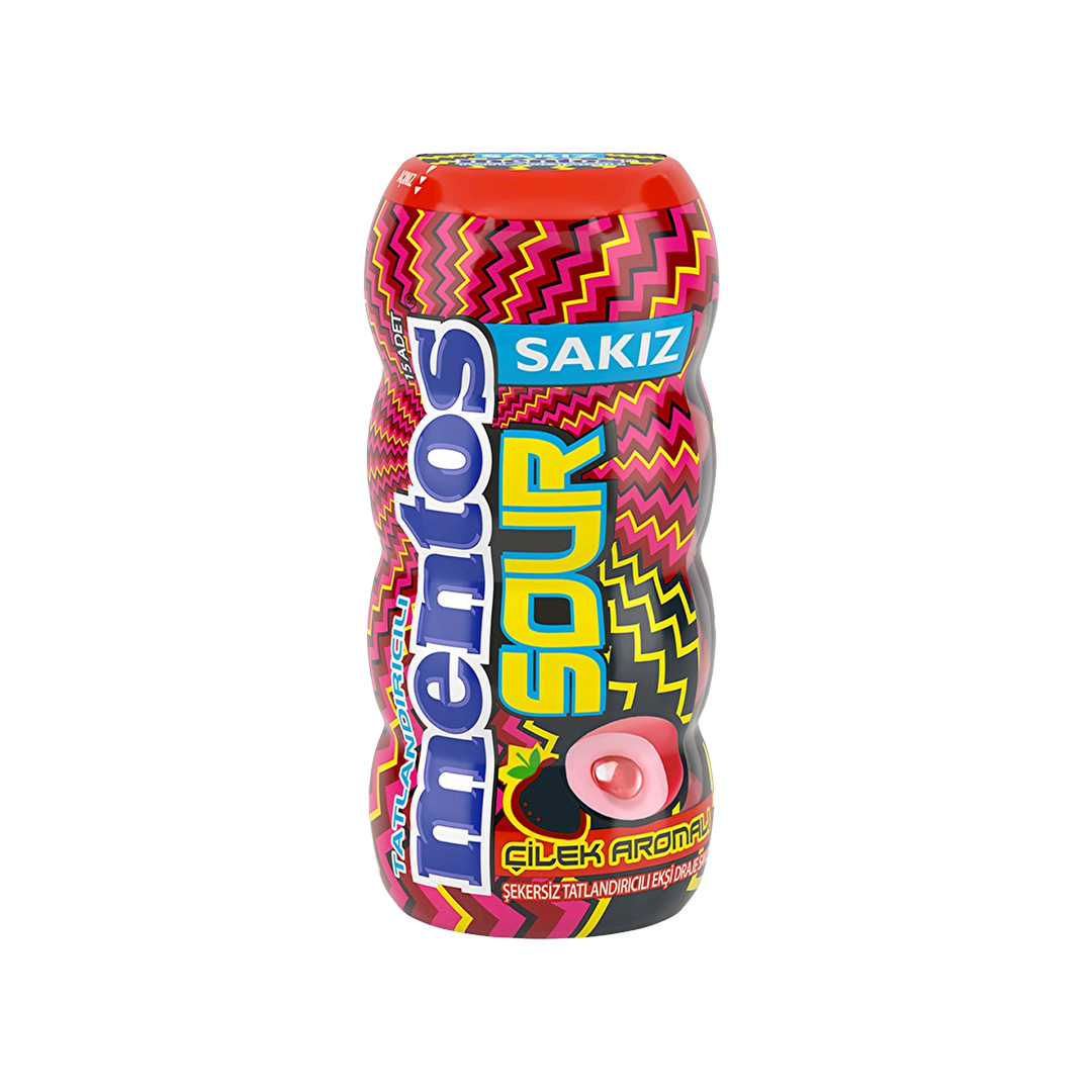 Mentos Sour Cilek 12x30g