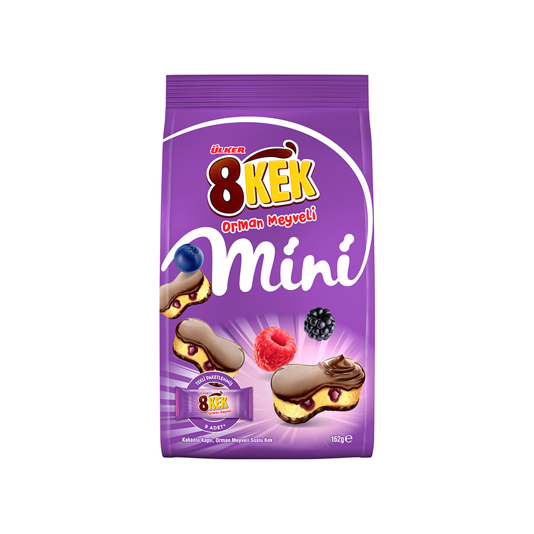 Ülker 8KEK Mini Orman Meyveli 10x162g