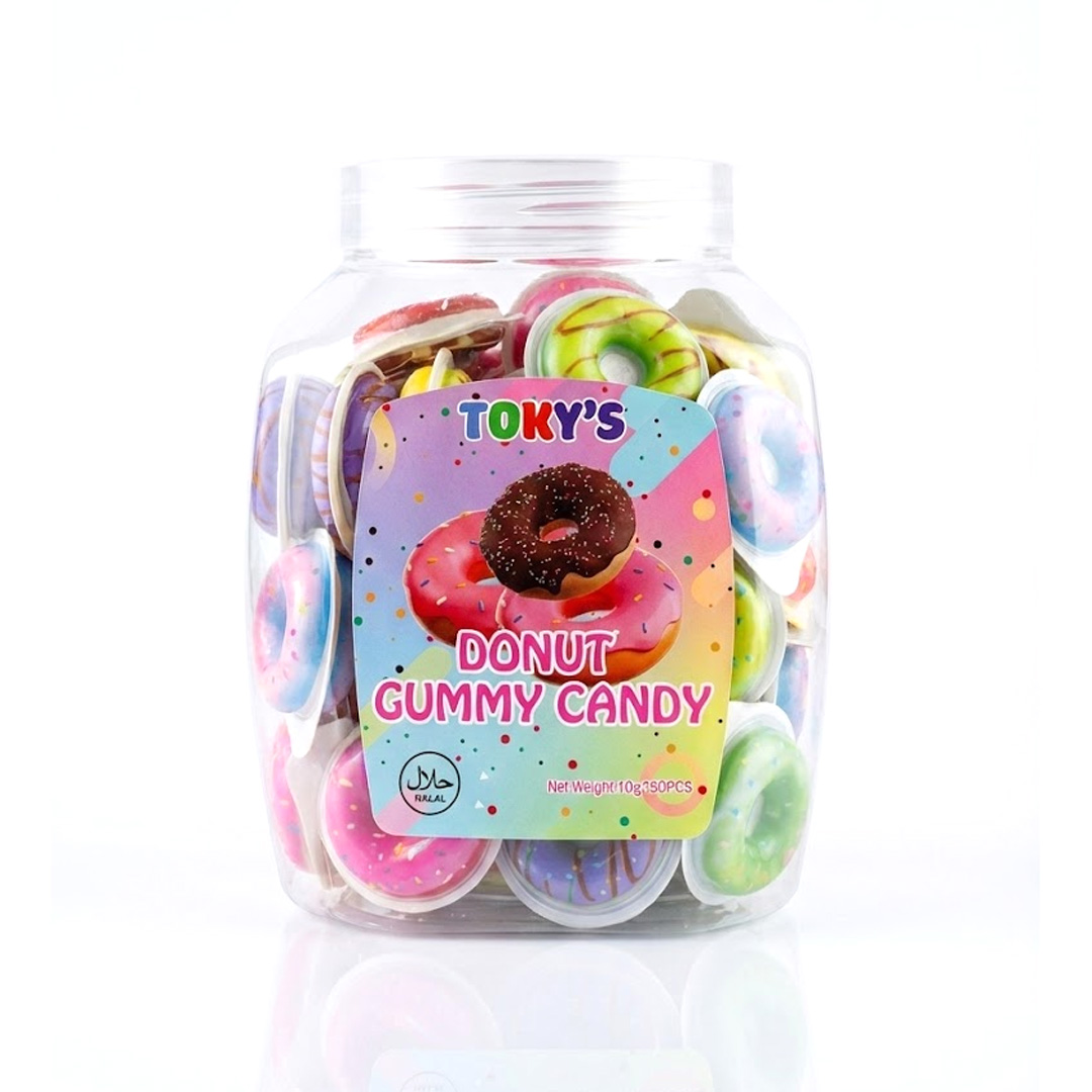 Toky's Donut Gummy Candy 50x10g