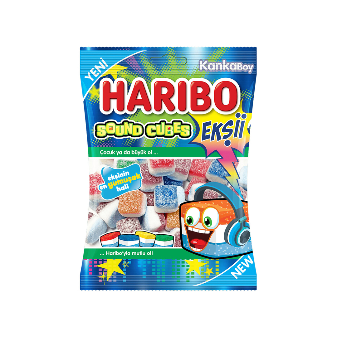 Haribo Soft Candy Fizz Sound Cubes 24x70 Gr
