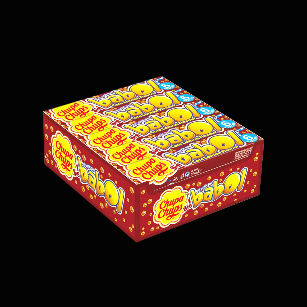 Chupa Chups Big Babol Cola Lemon Flavour 20*27.6g  - CHF 0.79/Stk