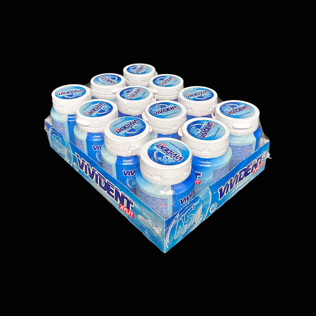 Vivident Xylit 45 Dakika Nane Sekersiz Sakiz 12x67 CHF 2.99/STK
