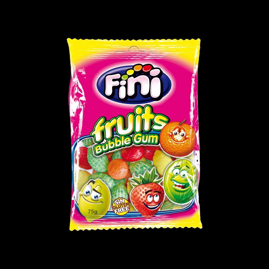 Fini Fruits Bubble Gum 12x75gr